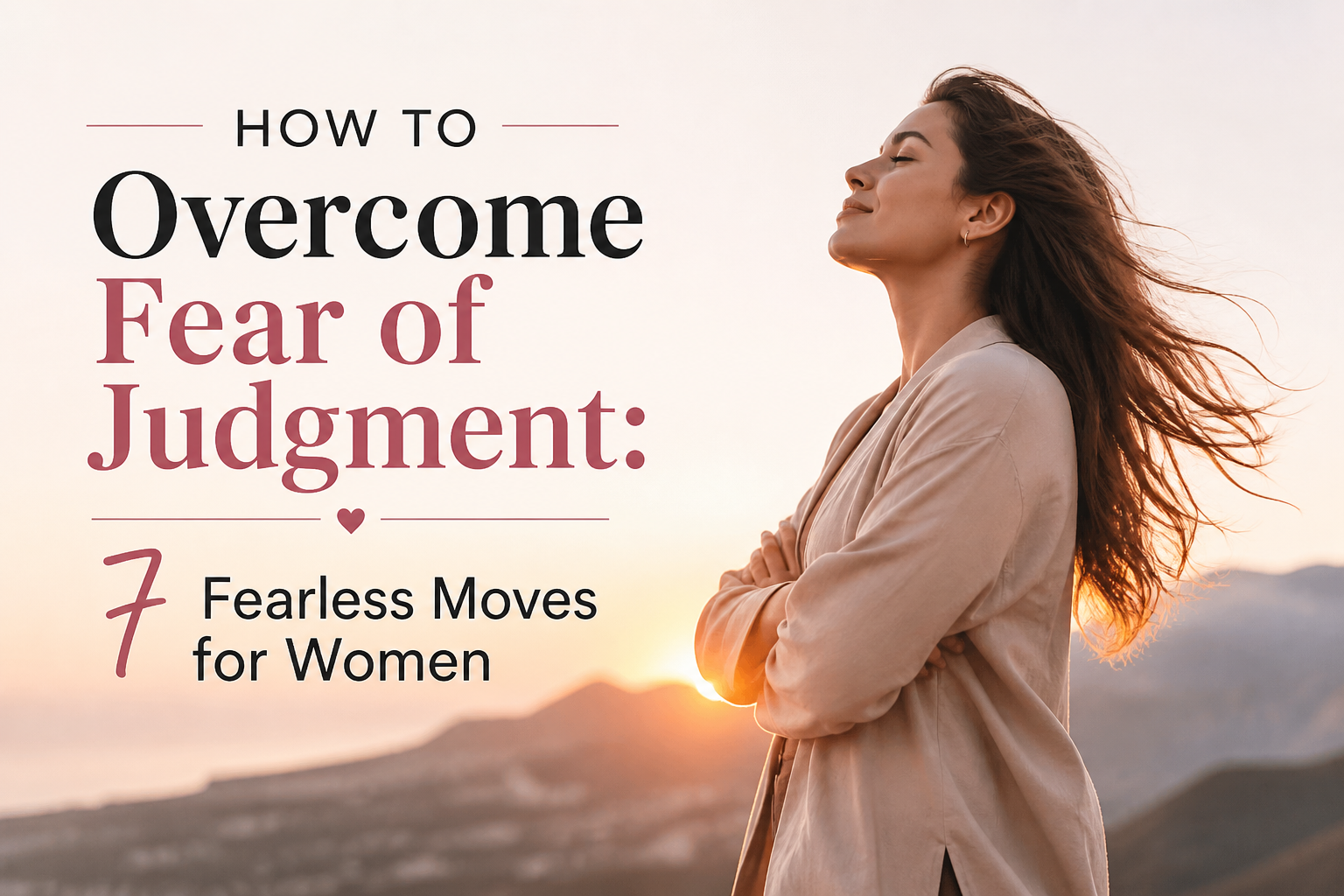 How to Overcome Fear of Judgment: 7 Fearless Moves for Women